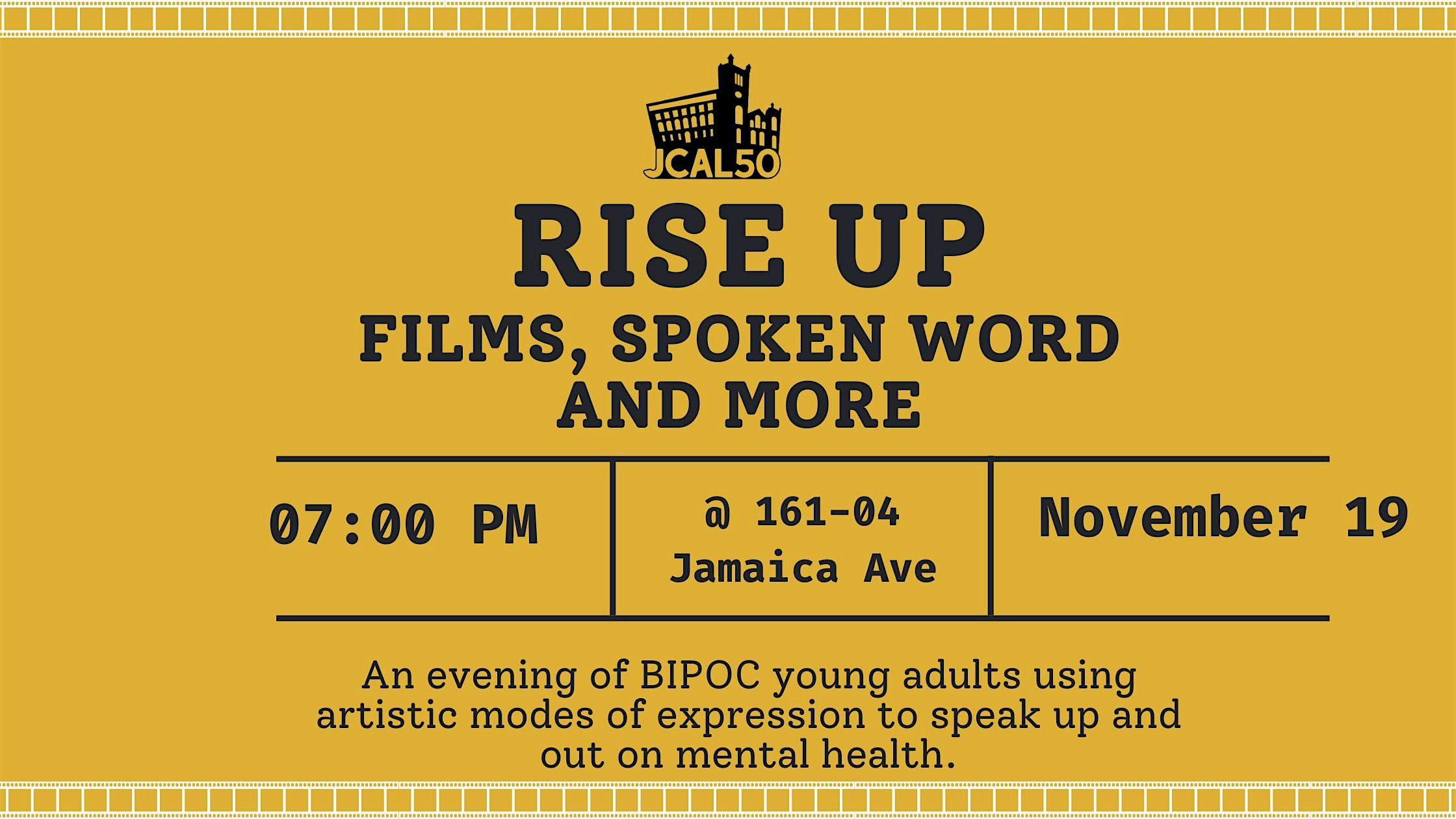Rise Up - (Film, Spoken Word and More)