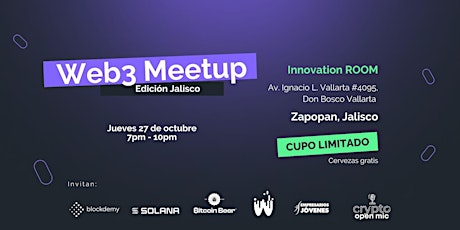 Imagen principal de Web3 Meetup - Edición Jalisco