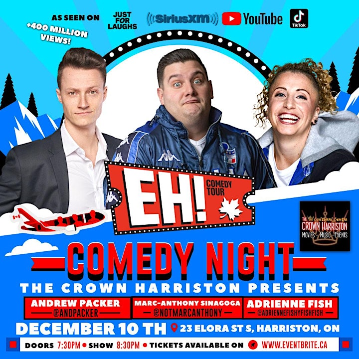 Comedy Night | EH! Comedy Tour LIVE in Harriston - Holiday Special image