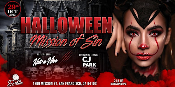 MISSION OF SIN - Halloween Dance Party (New Venue)