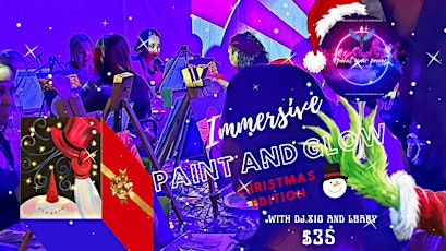 Paint and Glow Immersive Art Experience $35