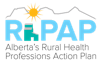 Logotipo da organização Rural Health Professions Action Plan (RhPAP)