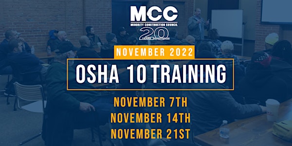 OSHA 10 Training - November 2022