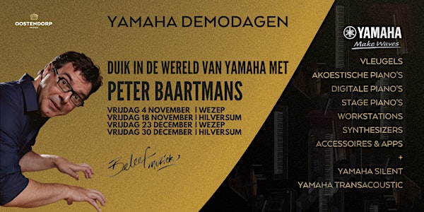 Yamaha Demodagen bij Oostendorp Muziek | Wezep