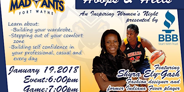 2nd Annual Mad Ants Hoops & Heels 1-19-18