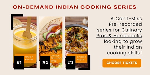 Indian Cooking Series (On-demand)