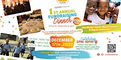 Ecole de Labrousse, Haiti - 1st Annual Fundraising Dinner