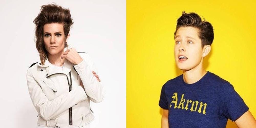 Cameron Esposito and Rhea Butcher