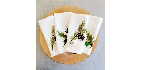 SPECIAL EVENT! Sol Stone Winery, Woodinville - "Winter Linen Napkins"