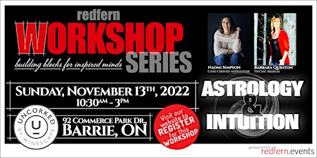 ASTROLOGY + INTUITION Workshop, Barrie, ON.