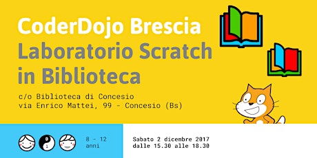 Immagine principale di CoderDojo Brescia - Laboratorio Scratch in Biblioteca (Concesio) 