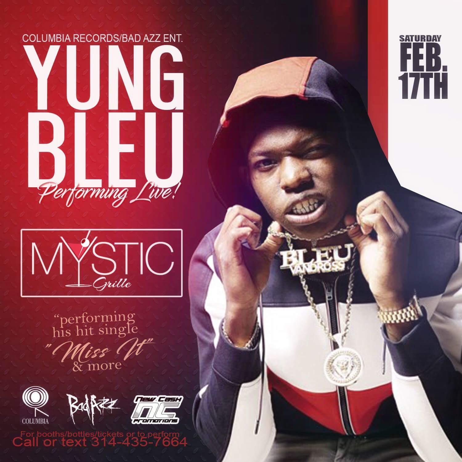 YUNG BLEU LIVE IN CONCERT ST. LOUIS GENERAL ADMISSION TICKETS
