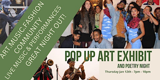 Philly Pop Up Art Exhibit and Poetry Night