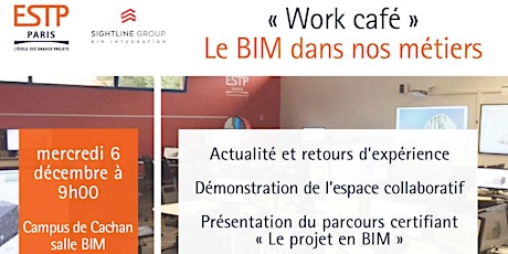 Image principale de Work café Le BIM dans nos métiers