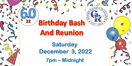 GRCI 60 in 22 Birthday Bash and Reunion