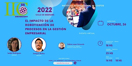 Imagem principal do evento El impacto de la robotización de procesos en la gestión empresarial