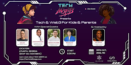 "TECH & WEB3 FOR KIDS & PARENTS" SOCIAL - by TECH MISFITS  primärbild