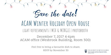 ACAM Winter Holiday Open House primary image