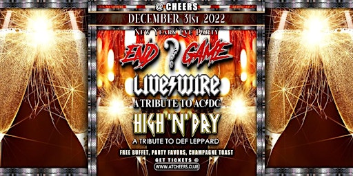 Def Leppard / AC/DC / End?Game / New Years Eve Bash @ Cheers
