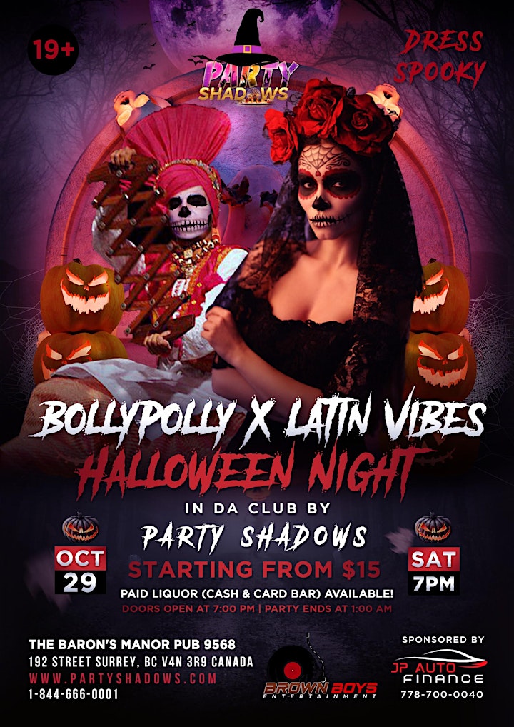 Halloween Night In Da Club by Party Shadows | BollyPolly X Latin Vibes image