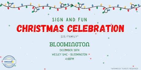 BLOOMINGTON/NORMAL - Sign + Fun Christmas Celebration