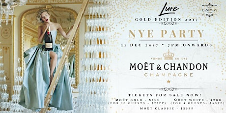 Moët & Chandon ~ Lure Gold Edition ~ NYE Party 2017-2018   primary image