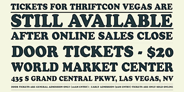 ThriftCon Vegas