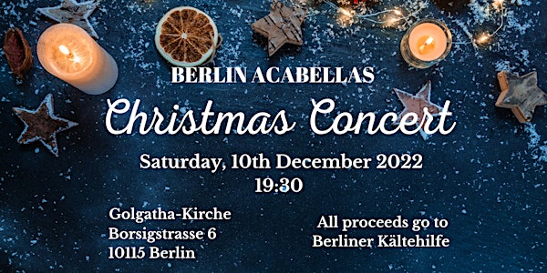 Berlin Acabellas Christmas Concert!
