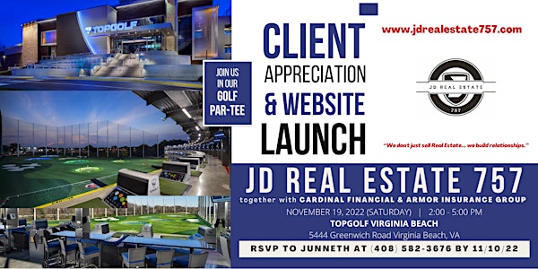 JD Real Estate 757 Client Appreciation & Website Launch