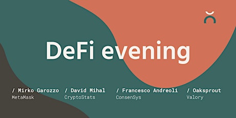 DeFi Evening: On the future of DeFi, adoption & infrastructure