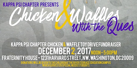 Chicken & Waffles (& Mimosas) Toy Drive Fundraiser (Kappa Psi Chapter) primary image