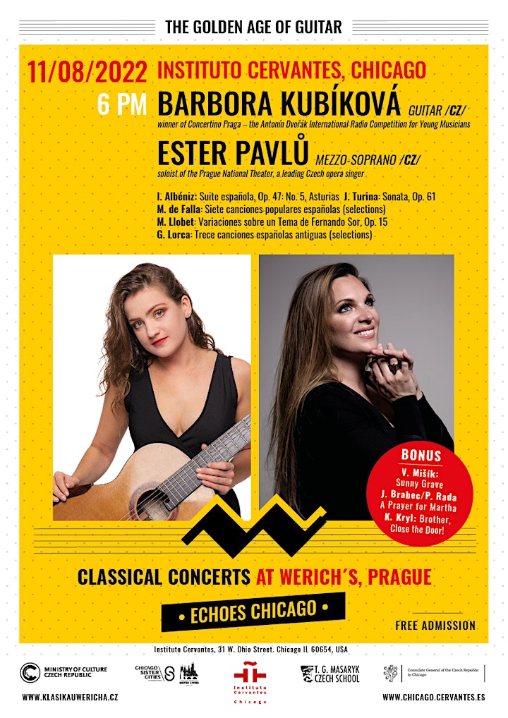 The Golden Age of Guitar: Barbora Kubíková and Ester Pavlů in Concert image