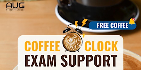 AUG Coffee O'Clock Exam Coffee Giveaway primary image