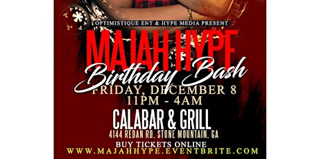 Majah Hype Birthday Bash (Atlanta) primary image