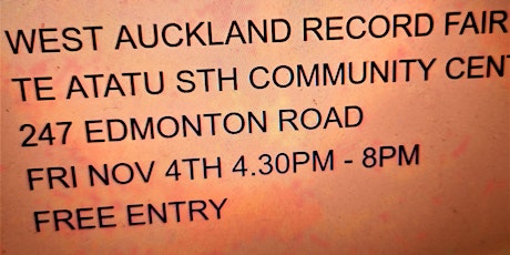 Imagem principal do evento West Auckland Record Fair