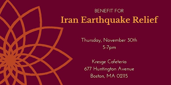 Benefit for Iran Earthquake Relief