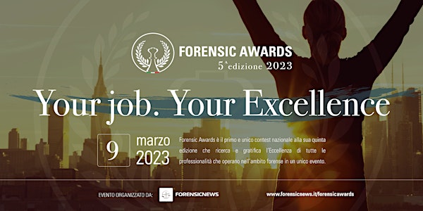 Forensic Awards 2023 - Cena di gala
