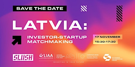 Latvia: Investor-Startup Matchmaking at Slush 2022 primary image