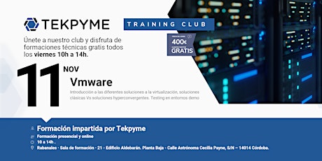 Imagen principal de TEKPYME TRAINING CLUB | Vmware