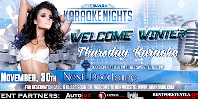 Welcome Winter Thursday Karaoke by #labandaru, November 30th