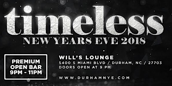 NYE 2018 || TIMELESS || POWERED BY: A.C.T. Productions x Heart Of The City