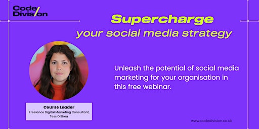 Supercharge your social media - FREE WEBINAR primary image