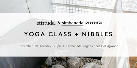 ettitude yoga class + nibbles primary image