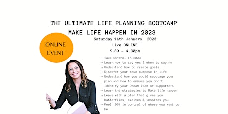 The Ultimate Life Planning Bootcamp 2023 - ONLINE