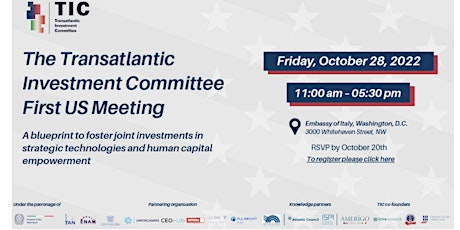 Immagine principale di The Transatlantic Investment Committee - First US Meeting 