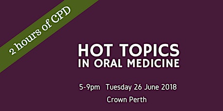 Hot Topics in Oral Medicine 2018 primary image