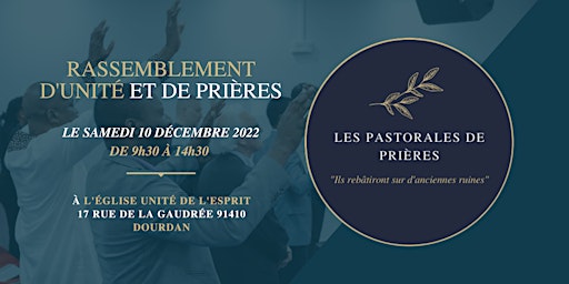 Pastorale de Prières - Samedi 10 décembre 2022