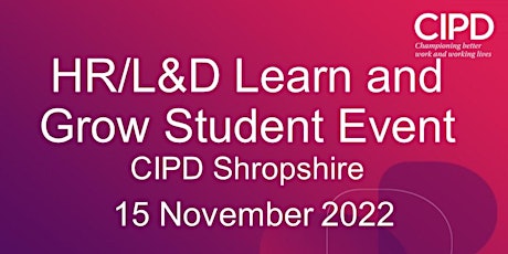 HR/L&D Learn & Grow Student Event primary image