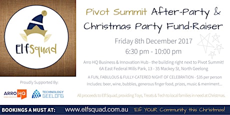 Pivot Summit After-Party & Christmas Fund-Raiser for Elf Squad  primary image