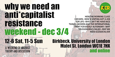 Why we need an Anti*Capitalist Resistance - ONLINE